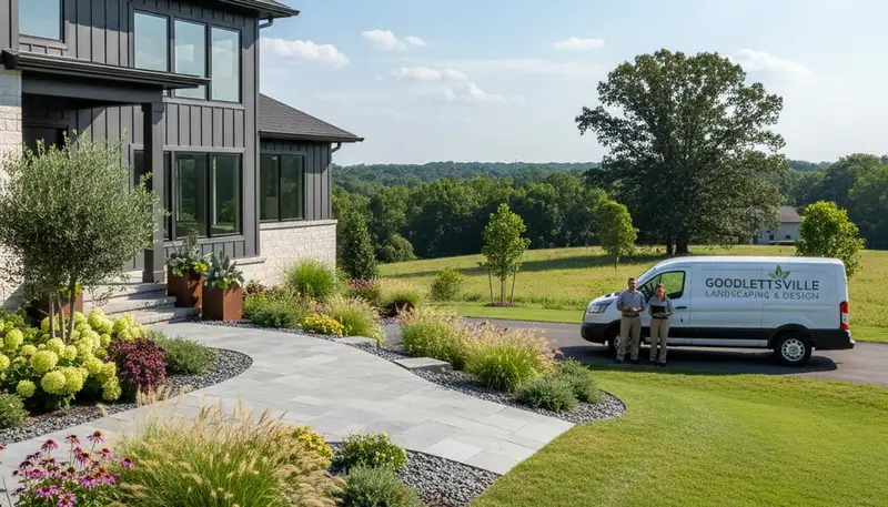 Professional landscaping service in Nashville, TN for lush, well-maintained residential lawns