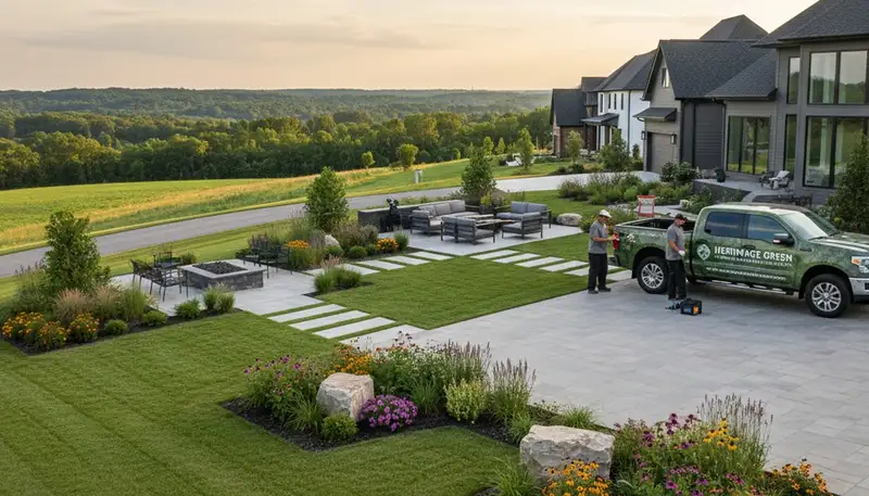 Nashville, TN landscaping team providing professional lawn care and yard maintenance services