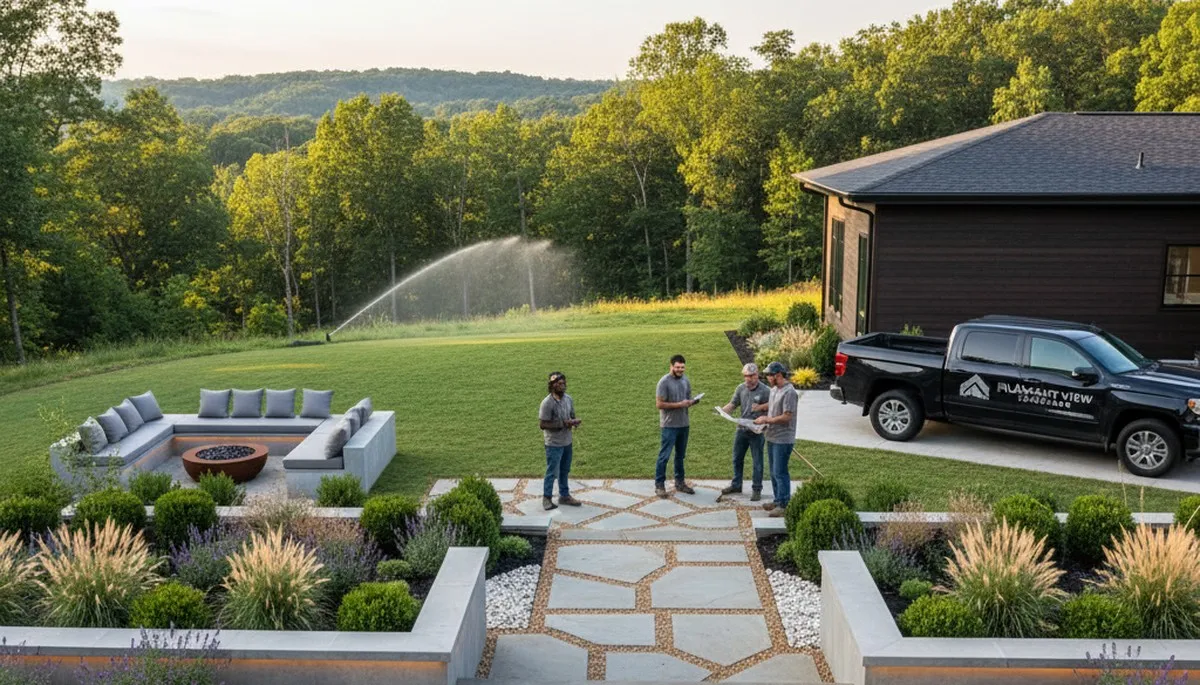 Professional landscaping service in Nashville, TN for lawn care and yard maintenance