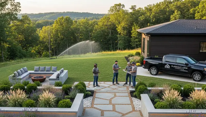 Professional landscaping service in Nashville, TN for lawn care and yard maintenance