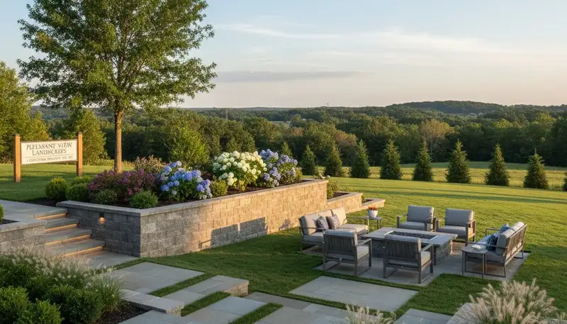 Nashville, TN landscaping team providing professional lawn service and yard care for local homes